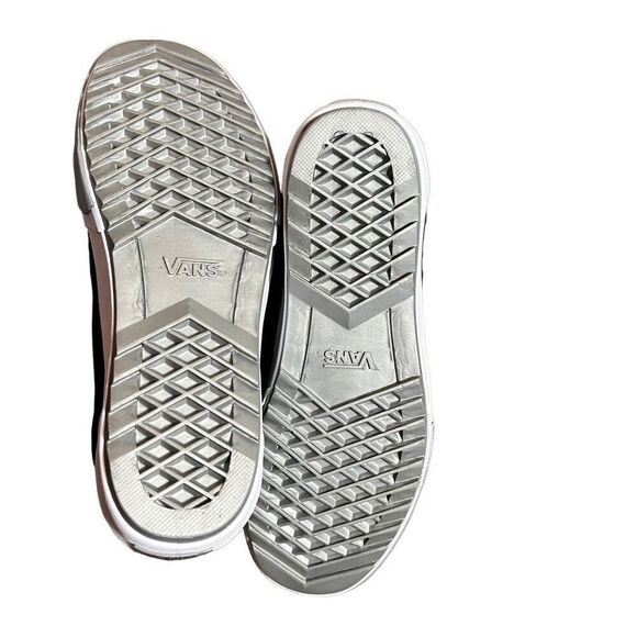 Vans Old Skool Stacked Shiny black leather platform sneaker  Women’s 10 - Picture 7 of 8